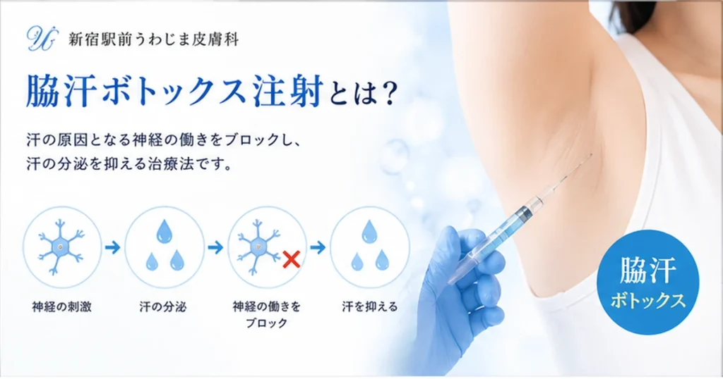 脇汗ボトックス治療の仕組みと効果